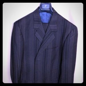 Paul Smith London wool pinstriped suit